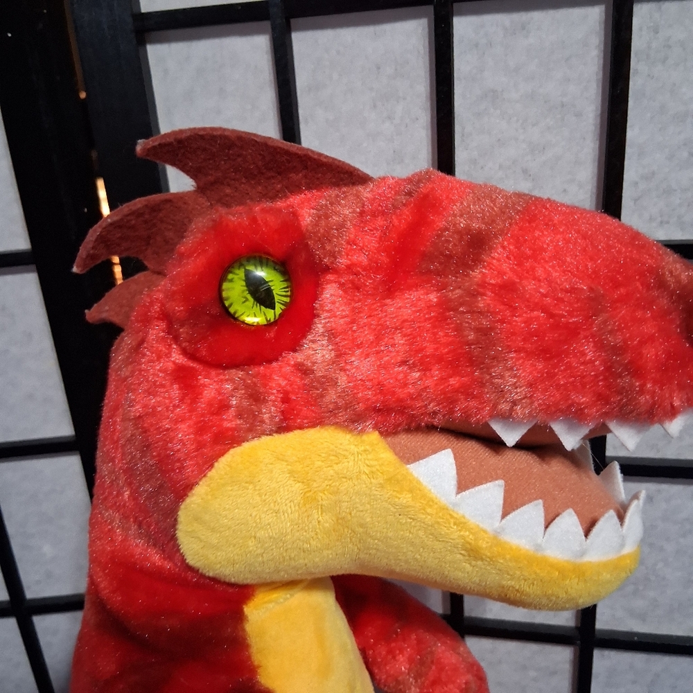 Red Raptor Stuffed Animal / Build-A-Bear - Picture 8 of 14